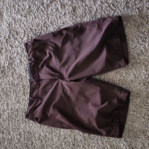 Mens shorts burgundy nitrous size 28